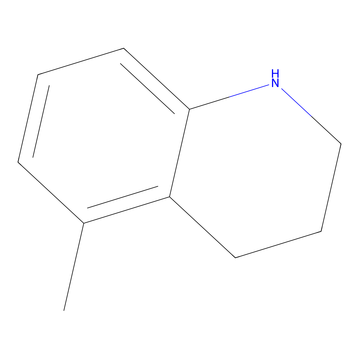 1,2,3,4-Tetrahydro-5-methylquinoline molecular structure, CAS 58960-02-4