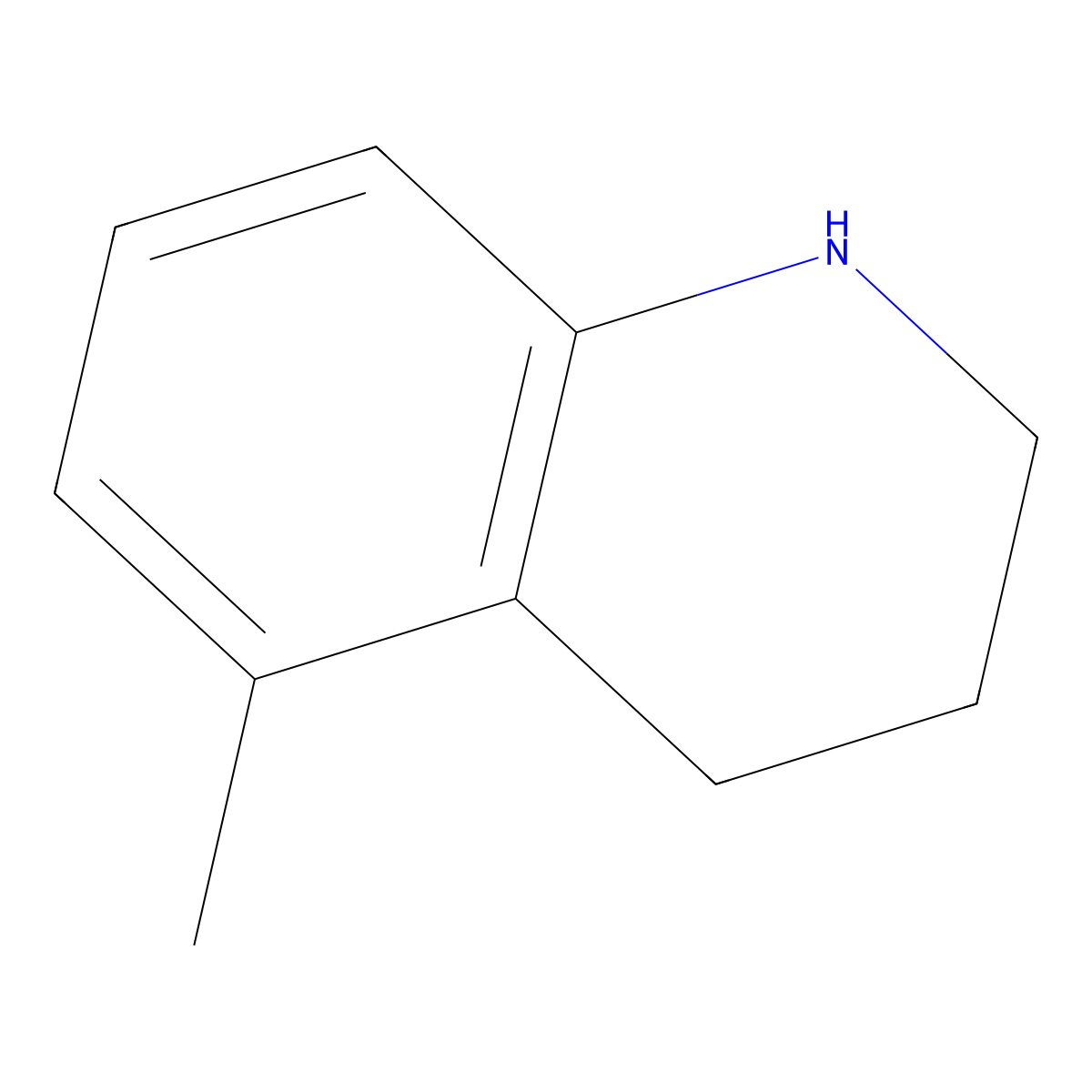 1,2,3,4-Tetrahydro-5-methylquinoline molecular structure, CAS 58960-02-4