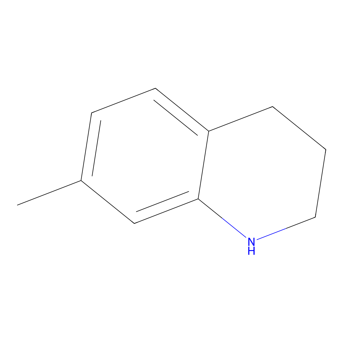 7-Methyl-1,2,3,4-tetrahydroquinoline molecular structure, CAS 58960-03-5