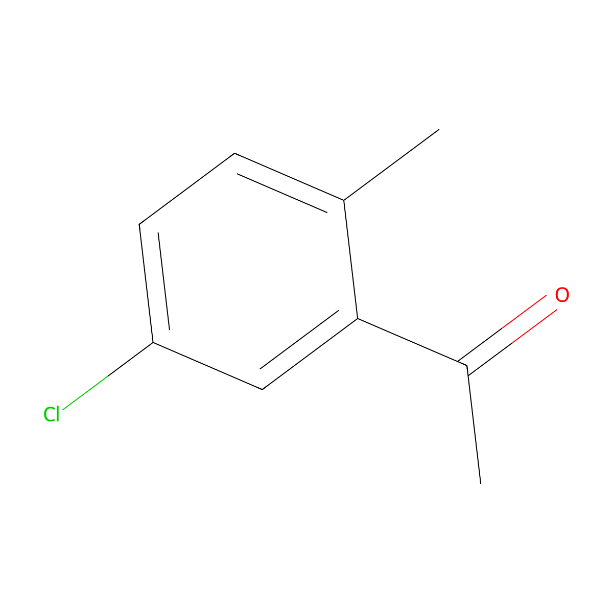 1-(5-Chloro-2-methylphenyl)ethan-1-one molecular structure, CAS 58966-35-1