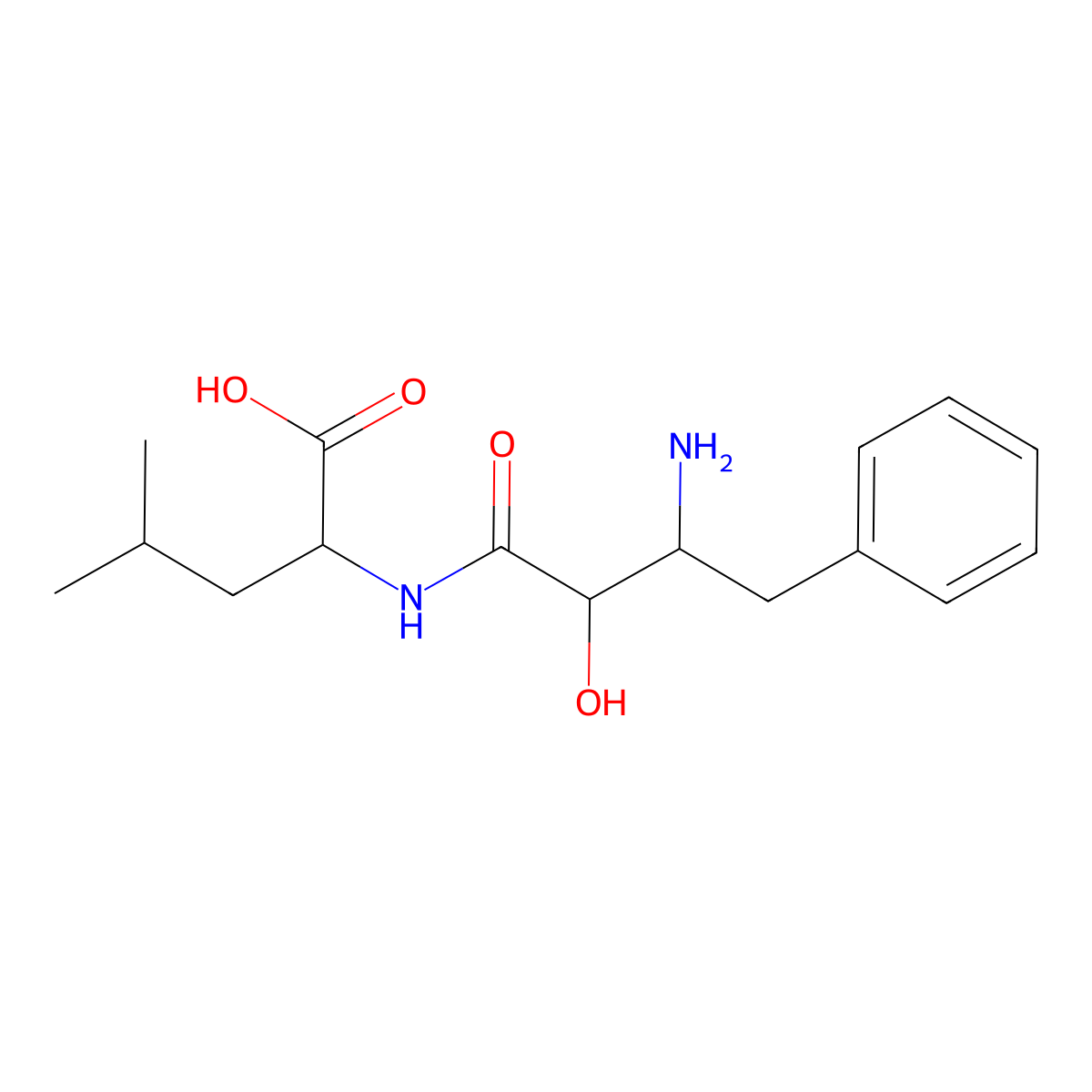 Ubenimex molecular structure, CAS 58970-76-6