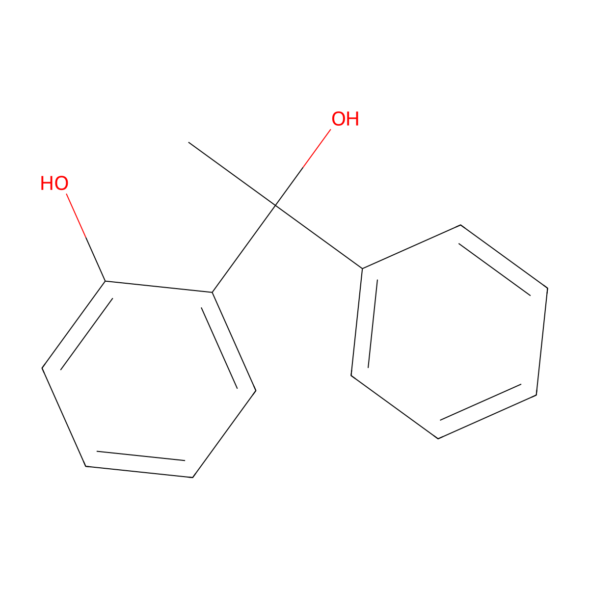 2-(1-Hydroxy-1-phenylethyl)phenol molecular structure, CAS 58972-42-2