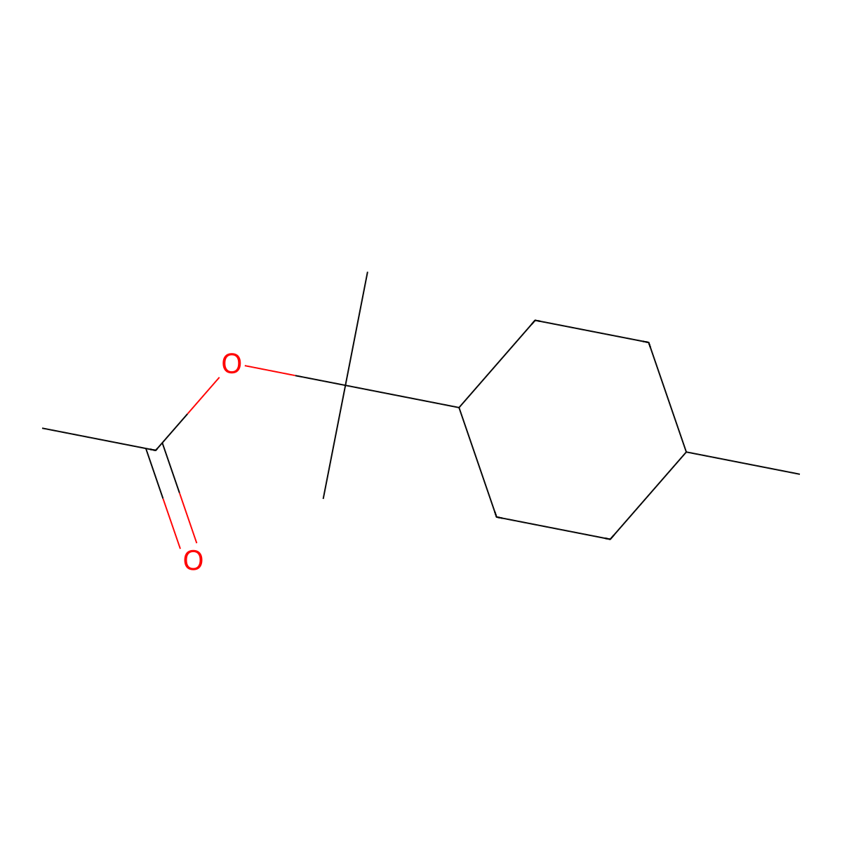 Dihydroterpinyl acetate molecular structure, CAS 58985-18-5