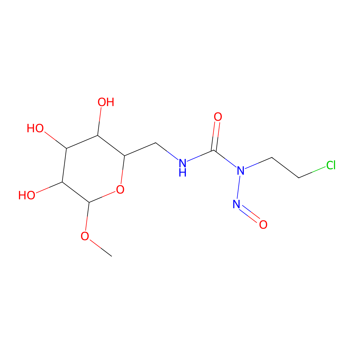 Ranimustine molecular structure, CAS 58994-96-0