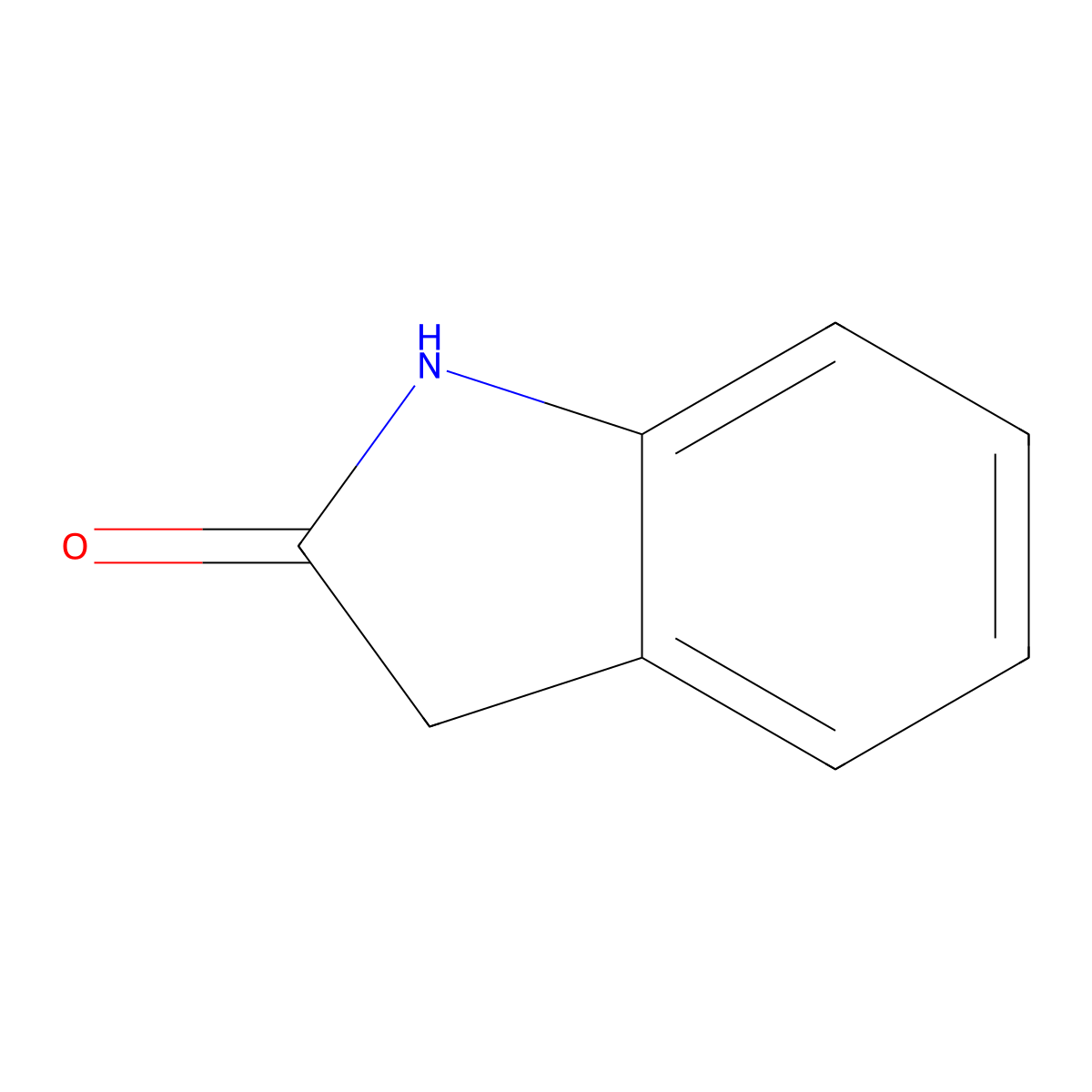 Oxindole molecular structure, CAS 59-48-3
