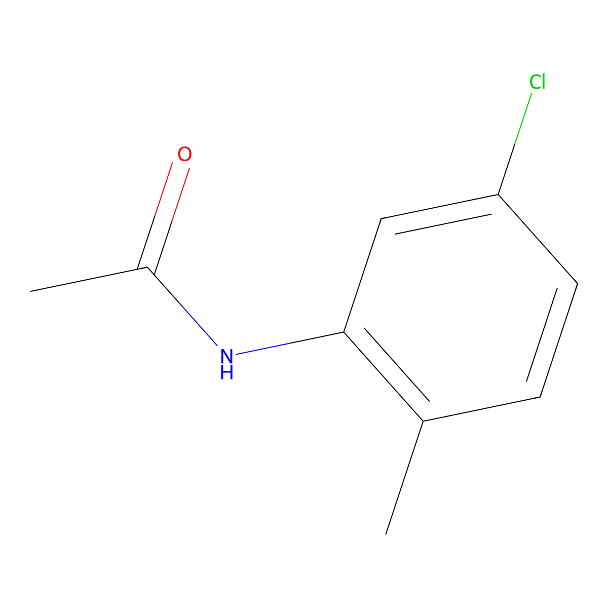 N-(5-Chloro-2-methylphenyl)acetamide molecular structure, CAS 5900-55-0