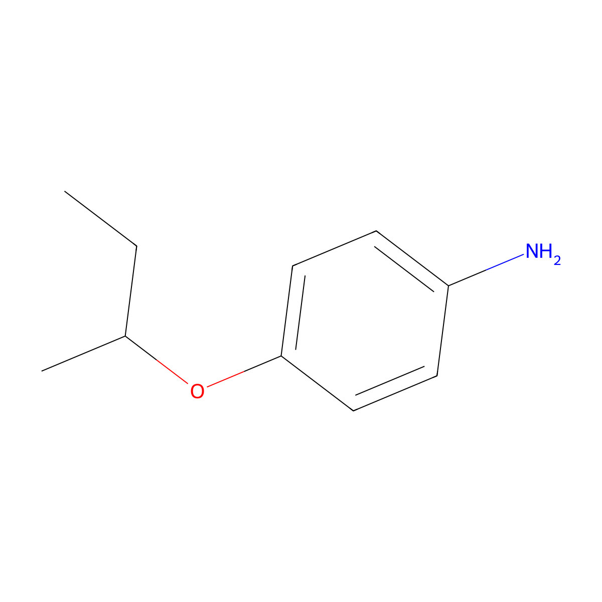 4-(Sec-butoxy)aniline molecular structure, CAS 59002-72-1