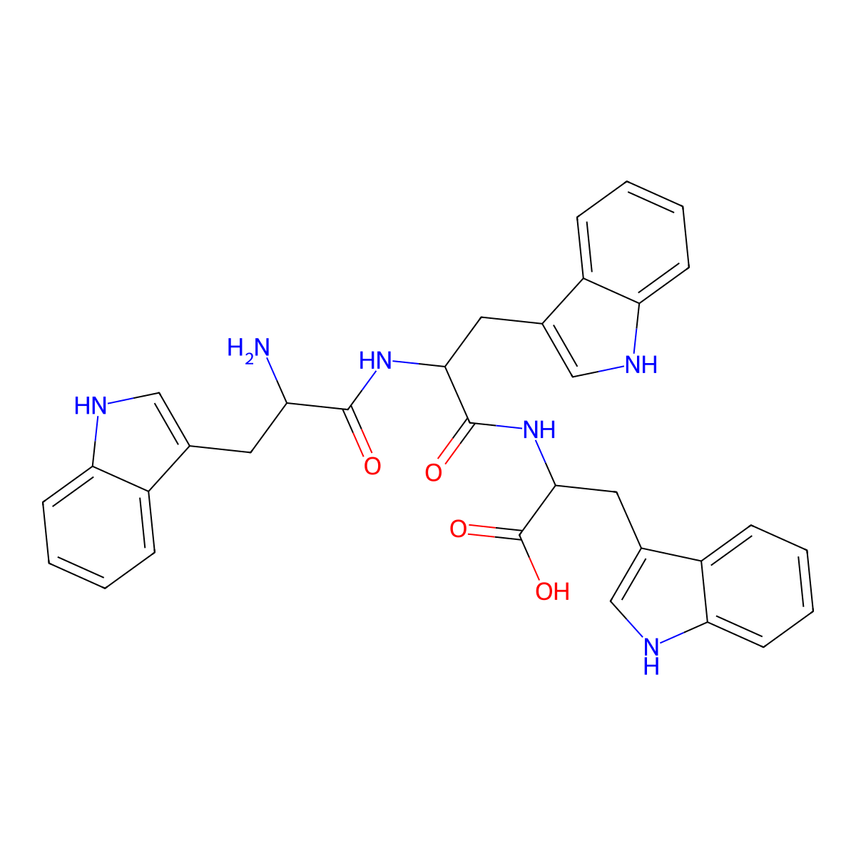 Trp-Trp-Trp molecular structure, CAS 59005-82-2