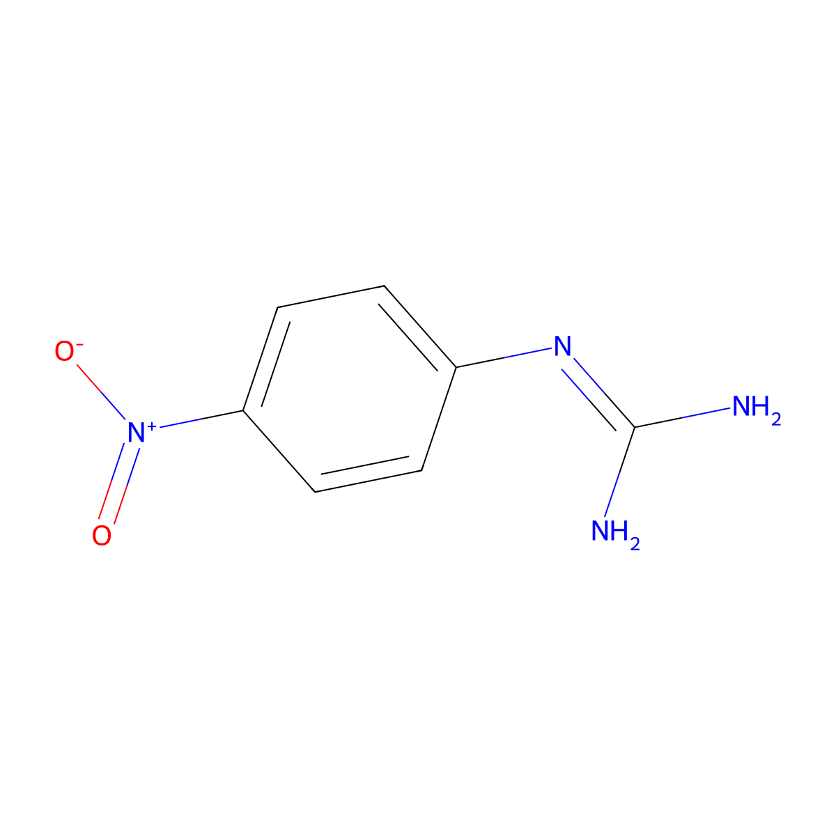 N-4-Nitrophenylguanidine molecular structure, CAS 5901-56-4