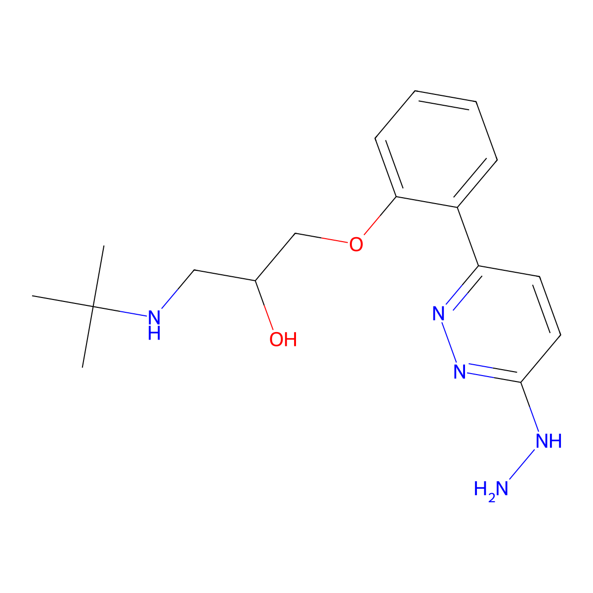 Prizidilol molecular structure, CAS 59010-44-5