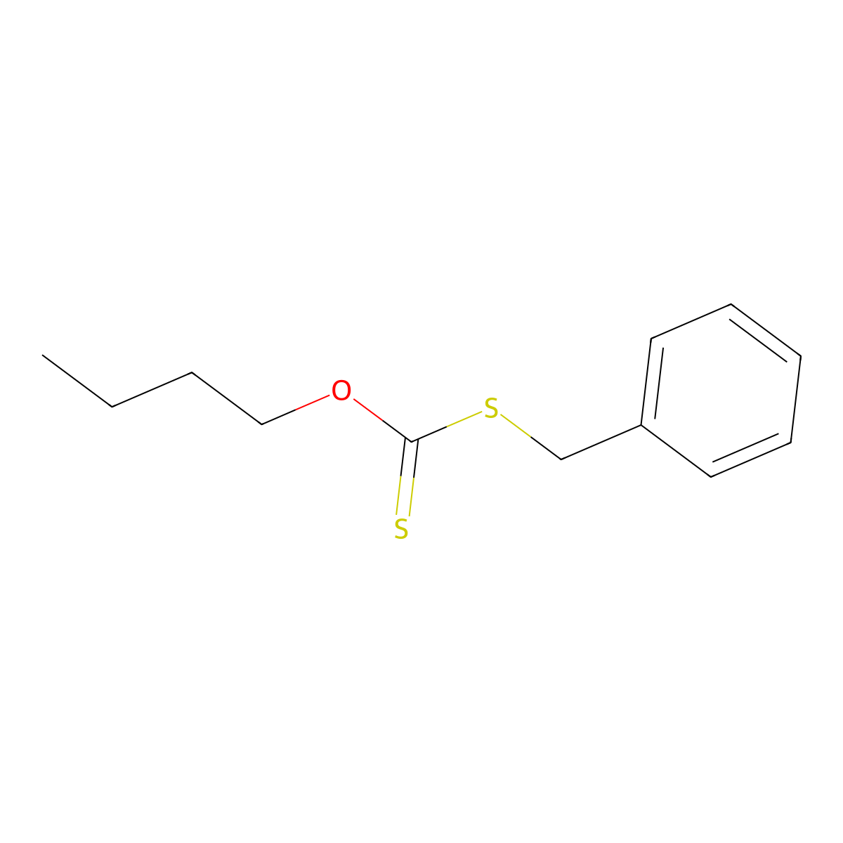 O-n-Butyl-S-benzyl-xanthate molecular structure, CAS 5902-92-1