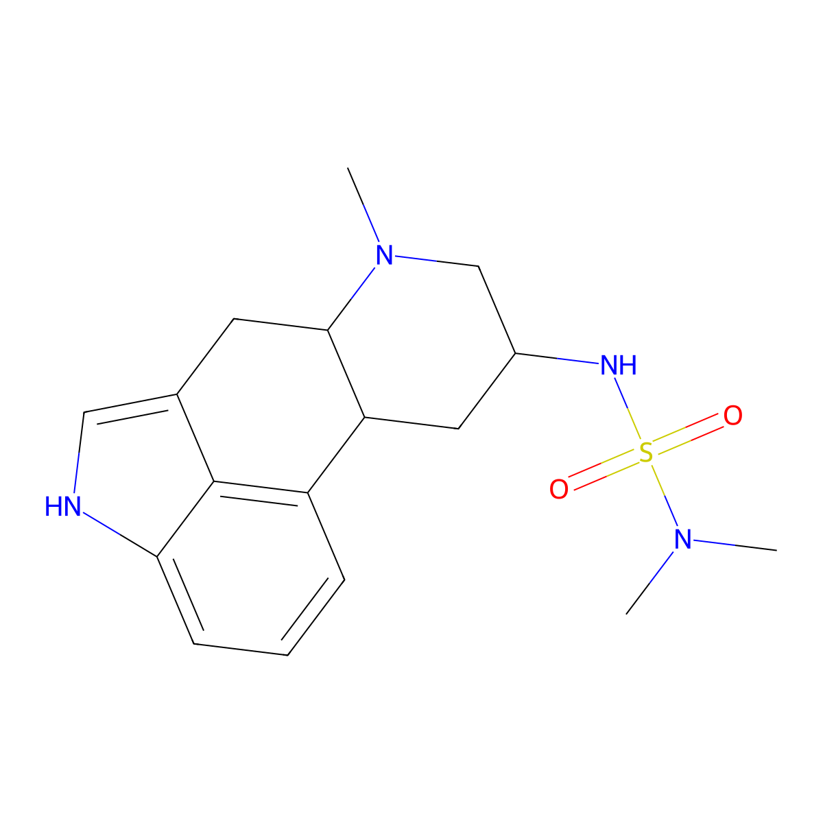Disulergine molecular structure, CAS 59032-40-5