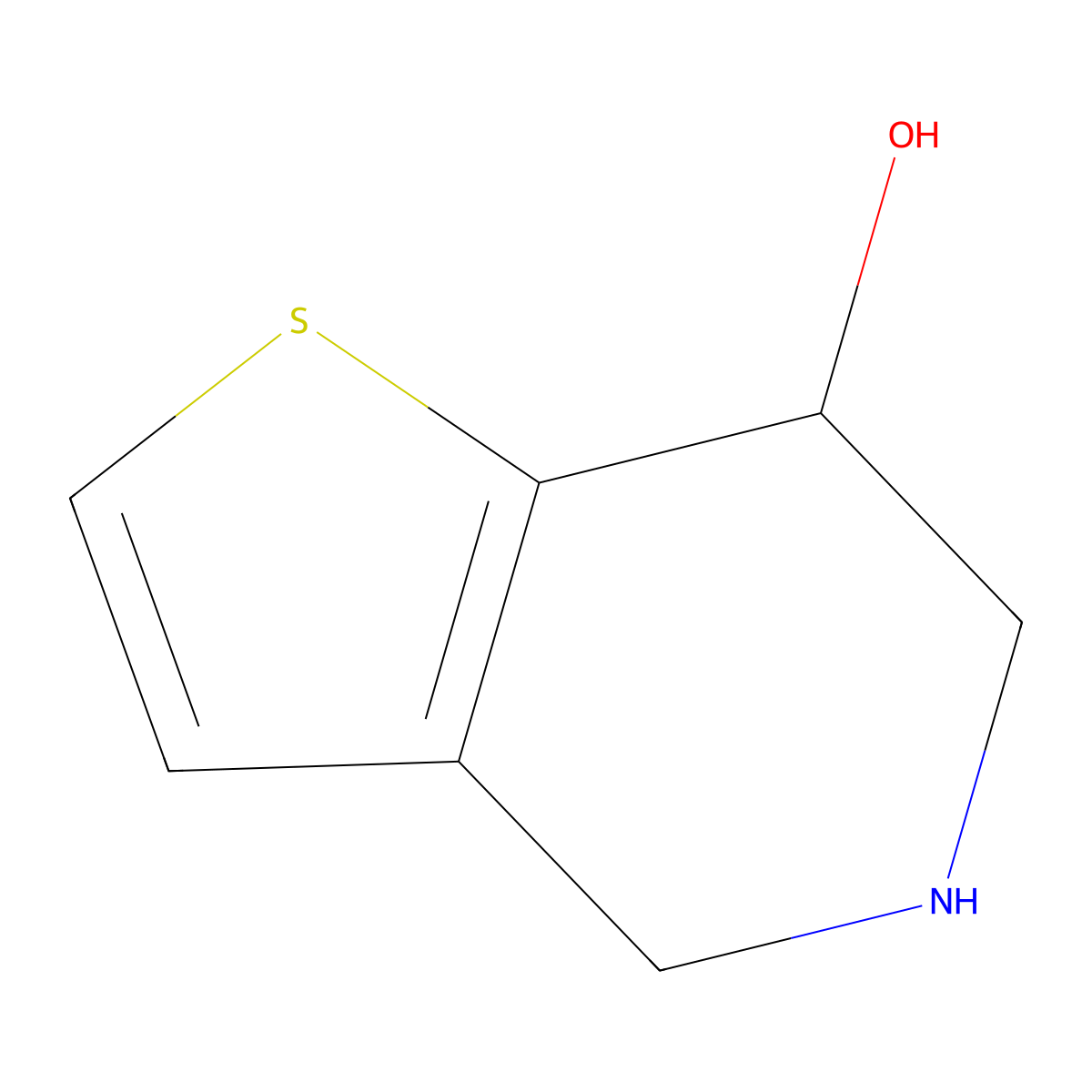 4,5,6,7-Tetrahydrothieno[3,2-c]pyridin-7-ol molecular structure, CAS 59038-45-8
