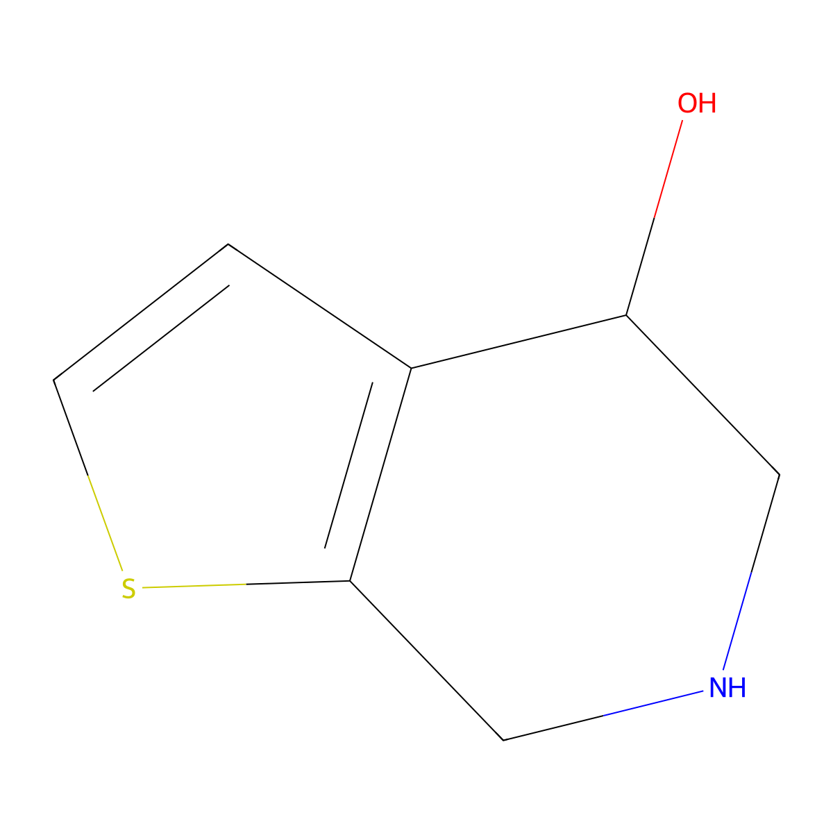 4,5,6,7-Tetrahydrothieno[2,3-c]pyridin-4-ol molecular structure, CAS 59038-47-0