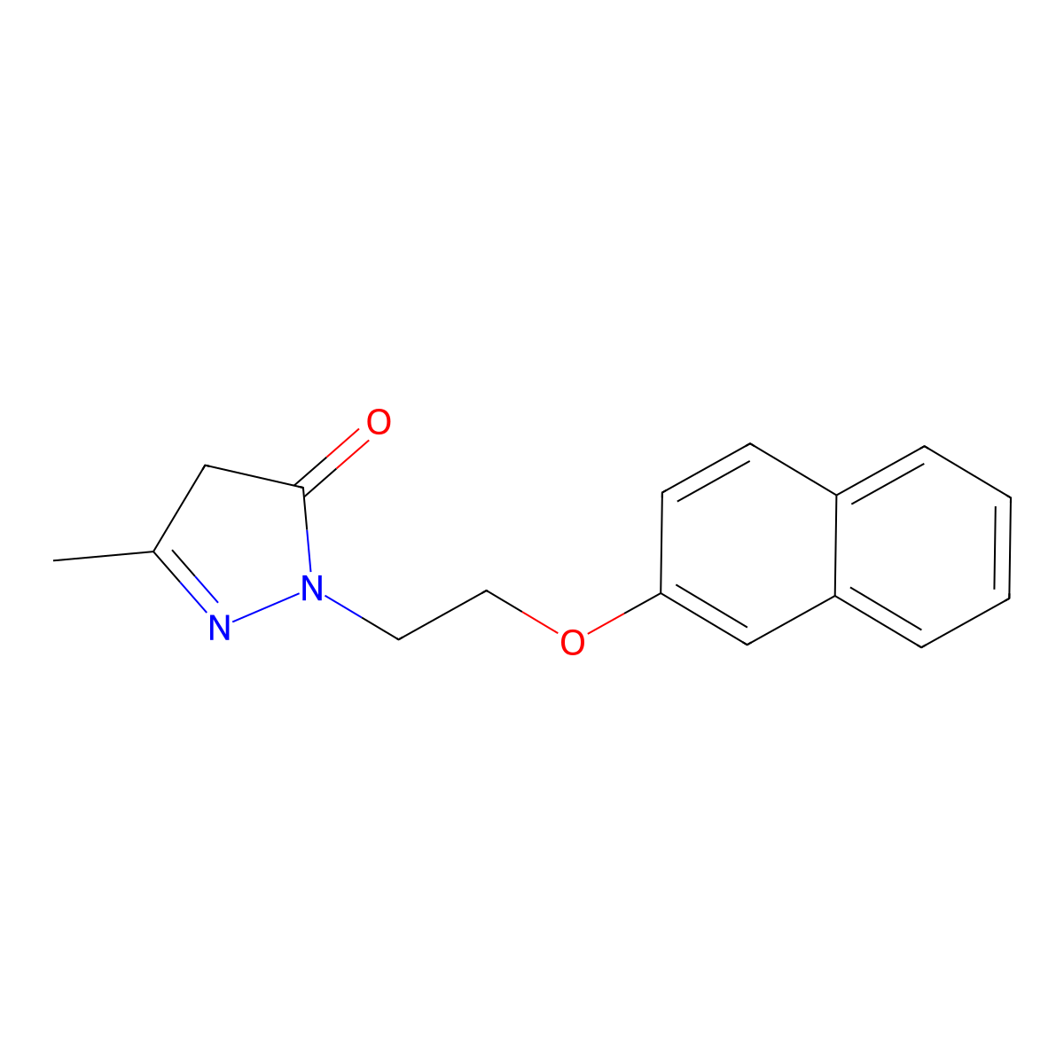Nafazatrom molecular structure, CAS 59040-30-1