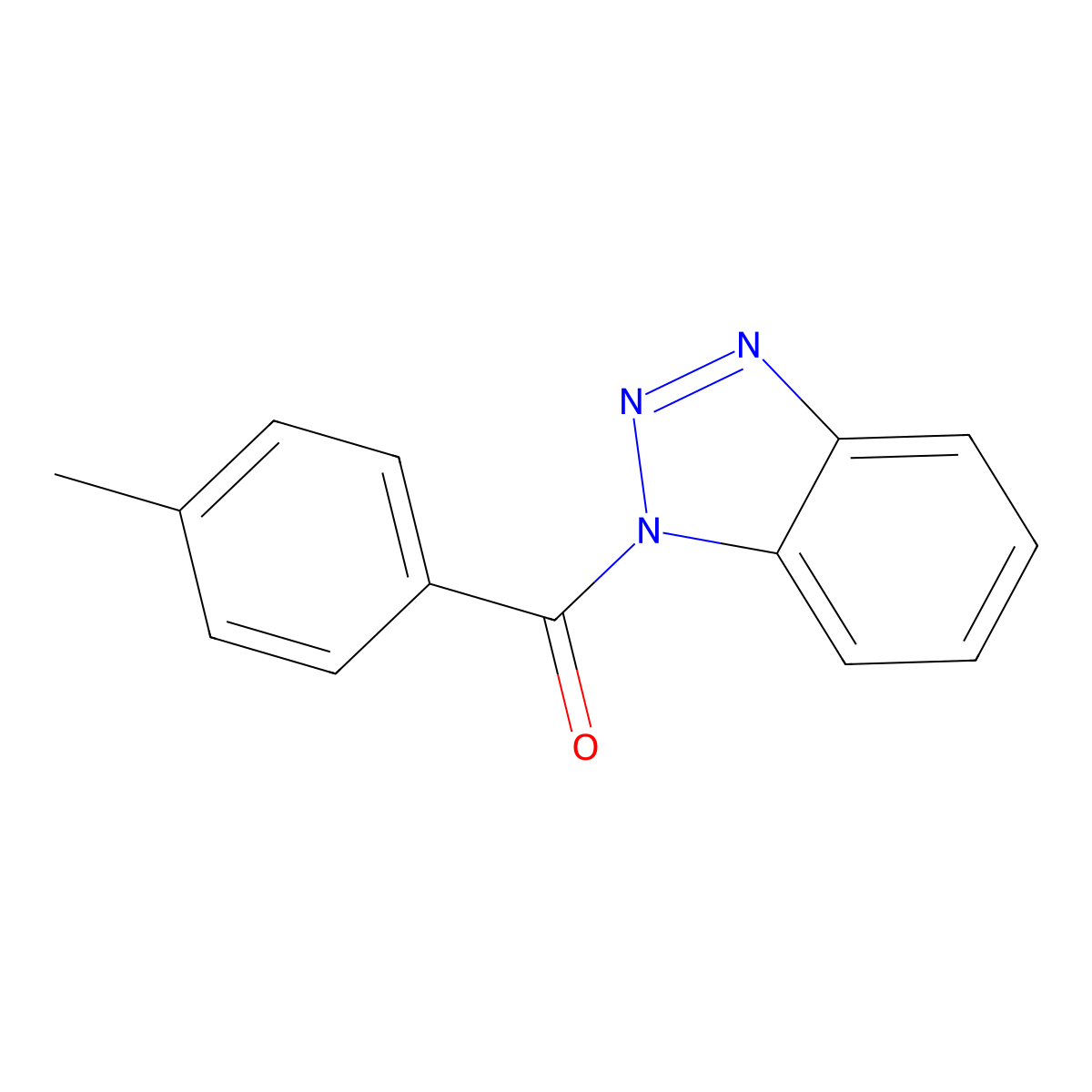 1-(4-Methylbenzoyl)-1H-benzotriazole molecular structure, CAS 59046-28-5