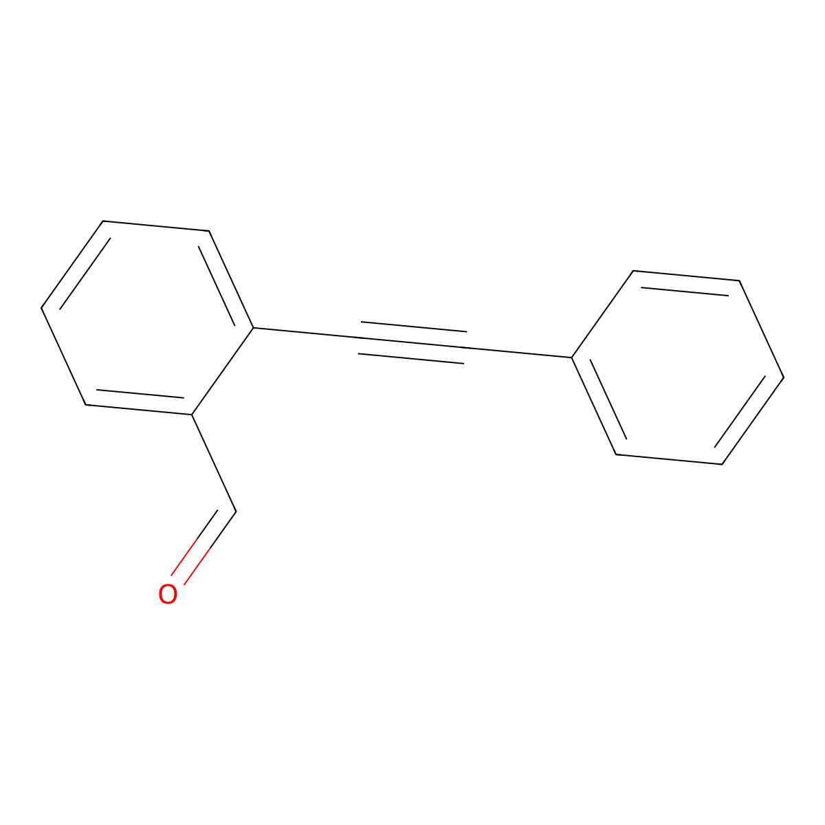 2-(Phenylethynyl)benzaldehyde molecular structure, CAS 59046-72-9