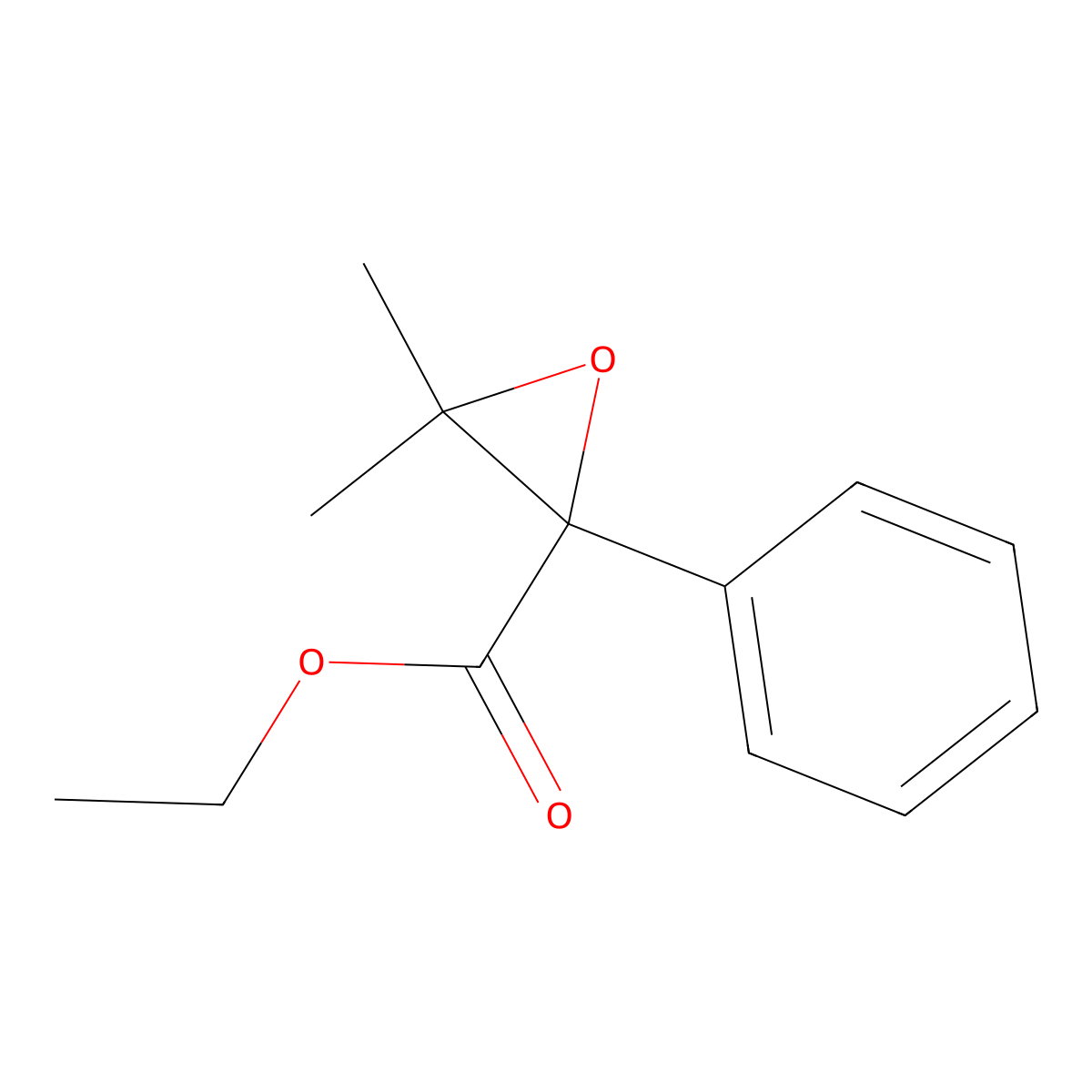 ethyl 3,3-diMethyl-2-phenyloxirane-2-carboxylate molecular structure, CAS 59070-02-9