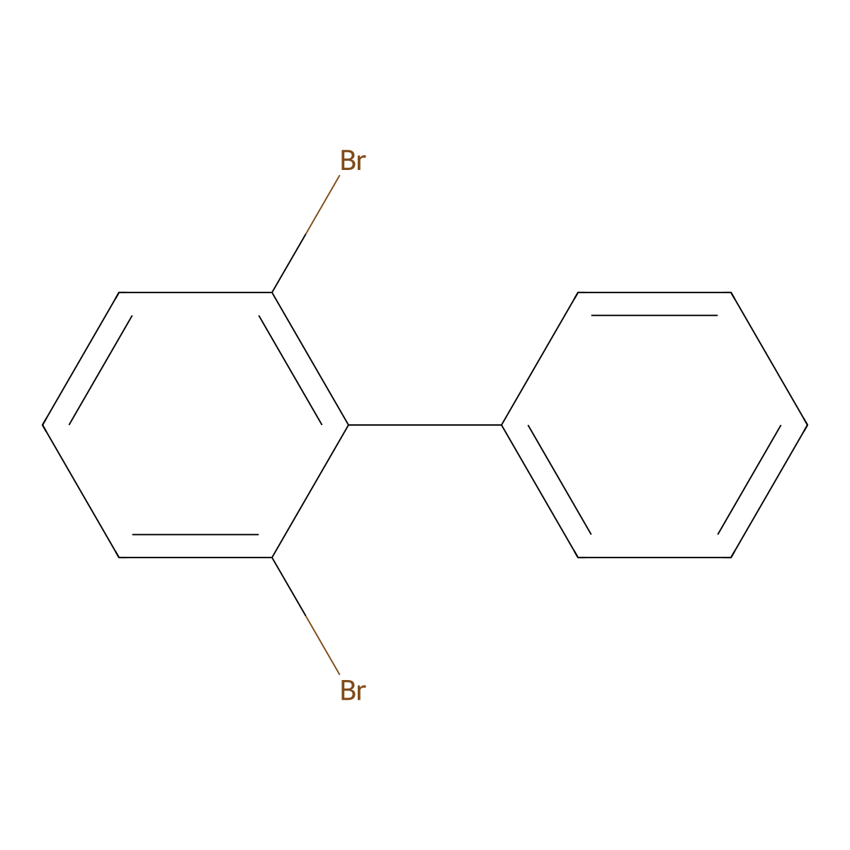 2,6-Dibromobiphenyl molecular structure, CAS 59080-32-9