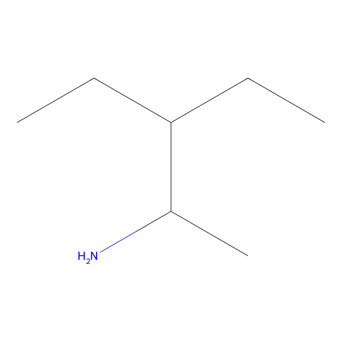 3-Ethylpentan-2-amine molecular structure, CAS 59082-16-5