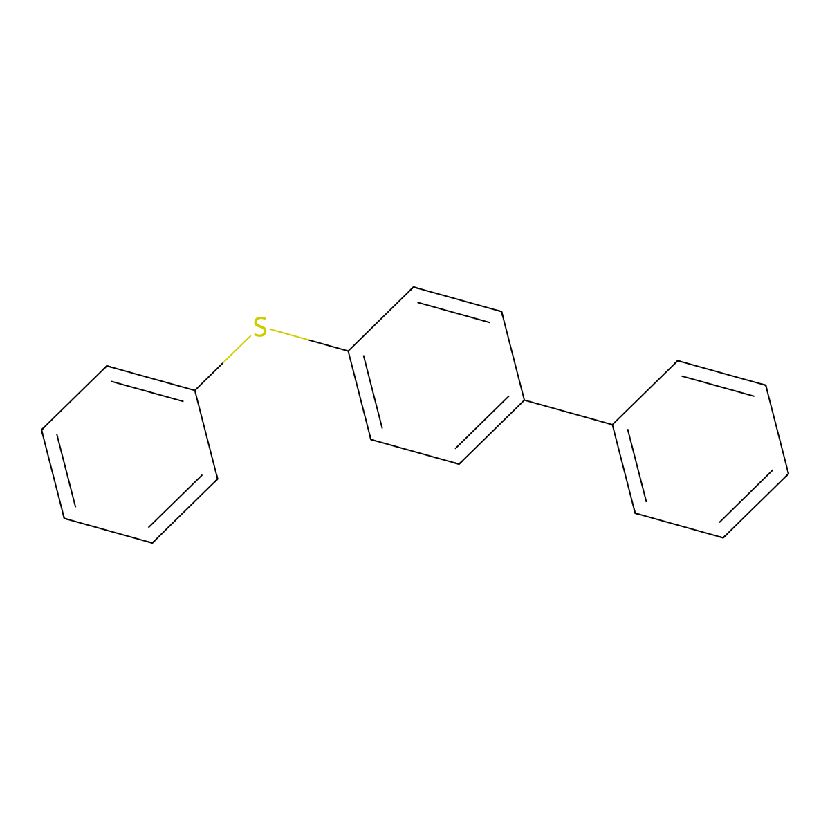 4-Biphenylyl phenyl sulfide molecular structure, CAS 59090-57-2