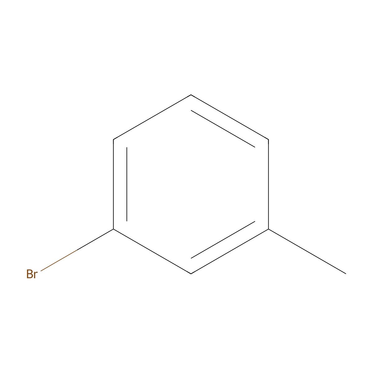 3-Bromotoluene molecular structure, CAS 591-17-3