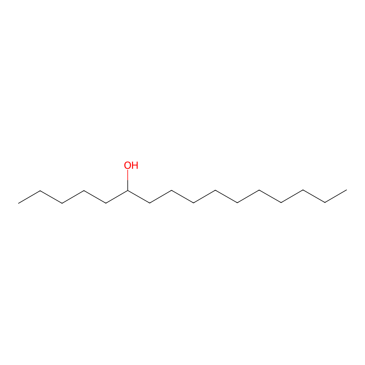 6-Hexadecanol molecular structure, CAS 591-73-1