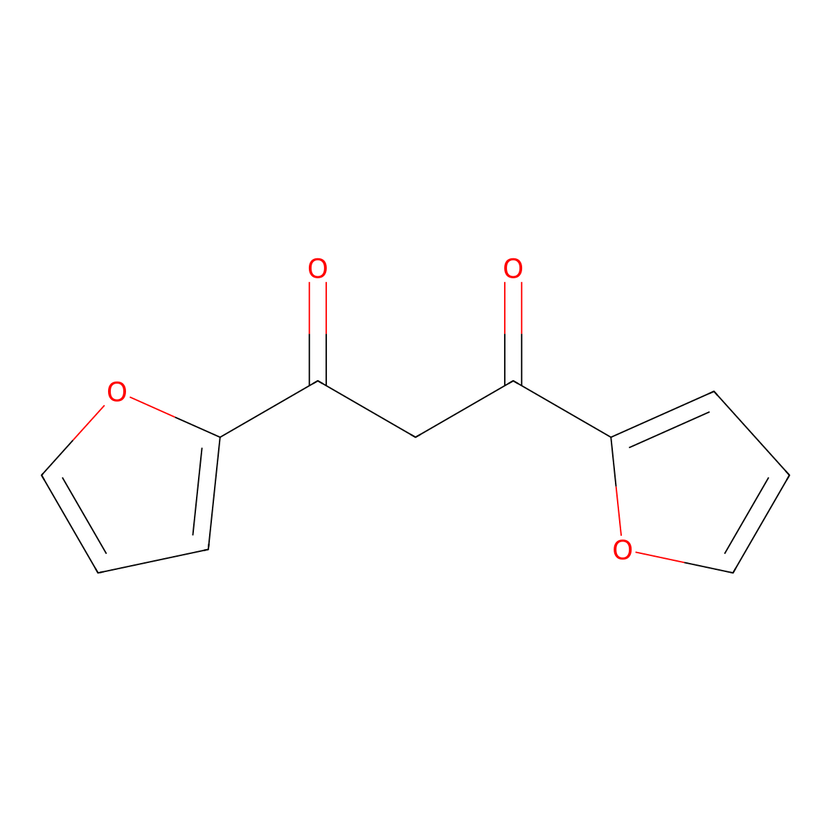 1,3-Di(furan-2-yl)propane-1,3-dione molecular structure, CAS 5910-22-5