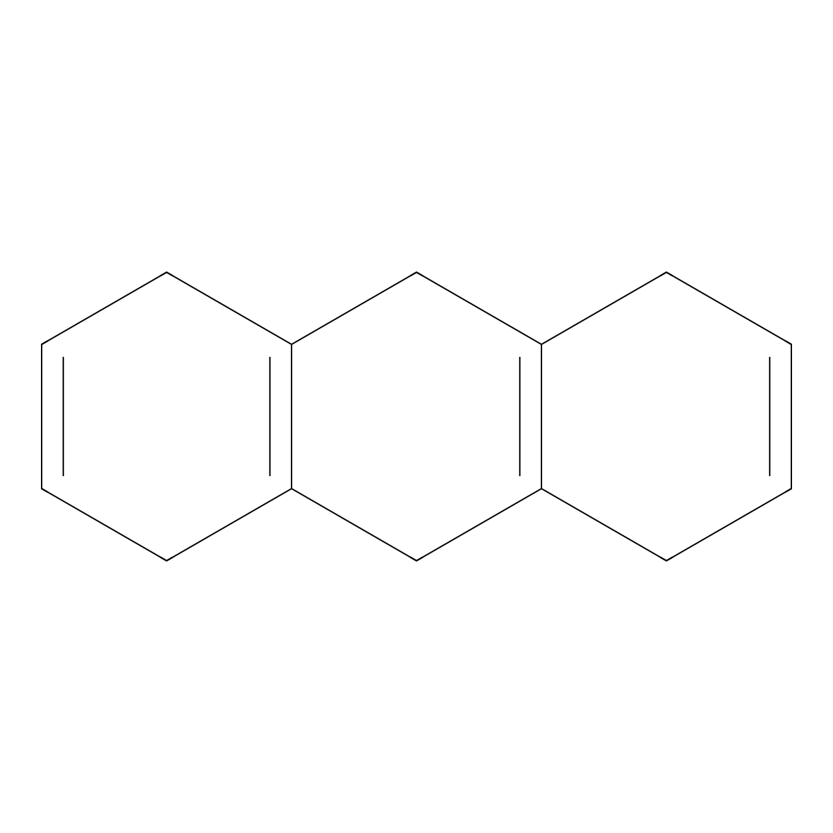 1,4,5,8,9,10-Hexahydroanthracene molecular structure, CAS 5910-28-1