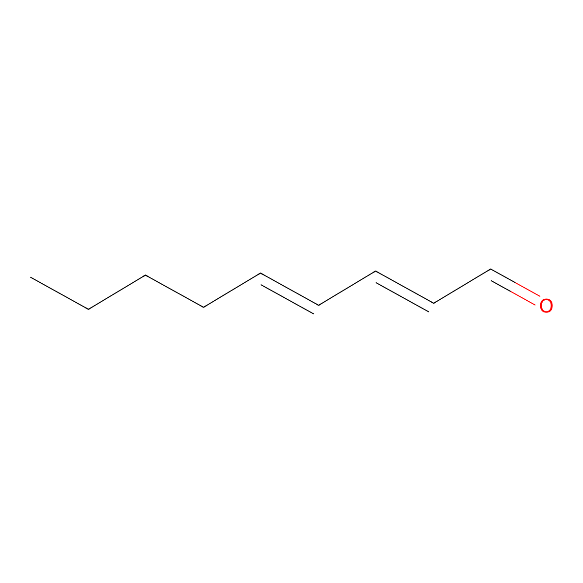 2,4-Nonadienal molecular structure, CAS 5910-87-2
