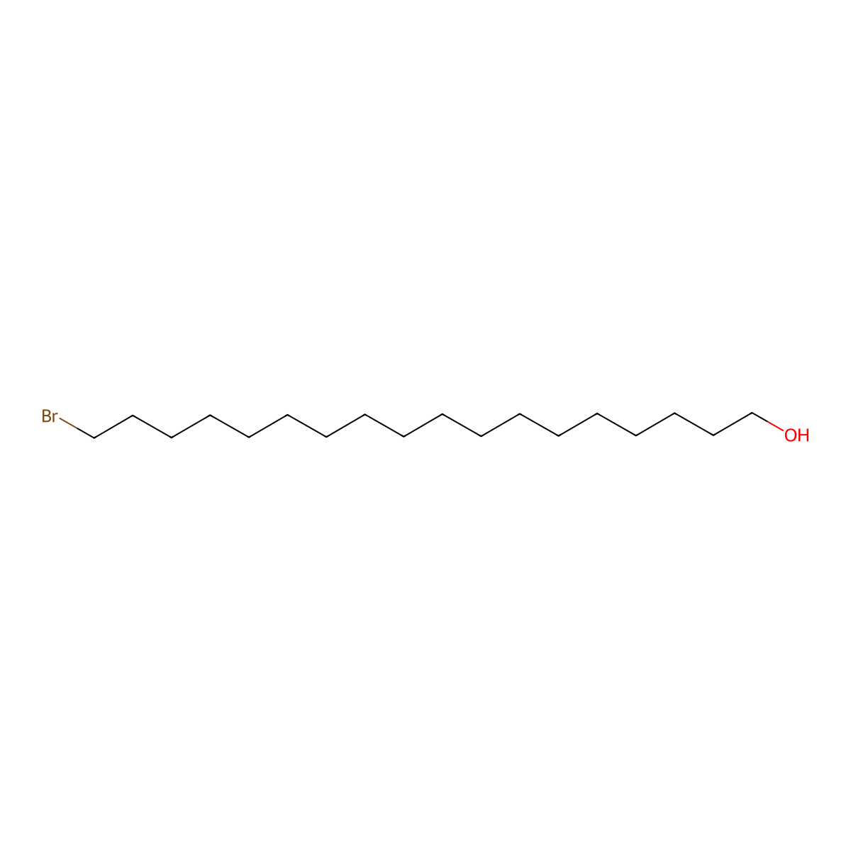 18-Bromo-1-octadecanol molecular structure, CAS 59101-17-6