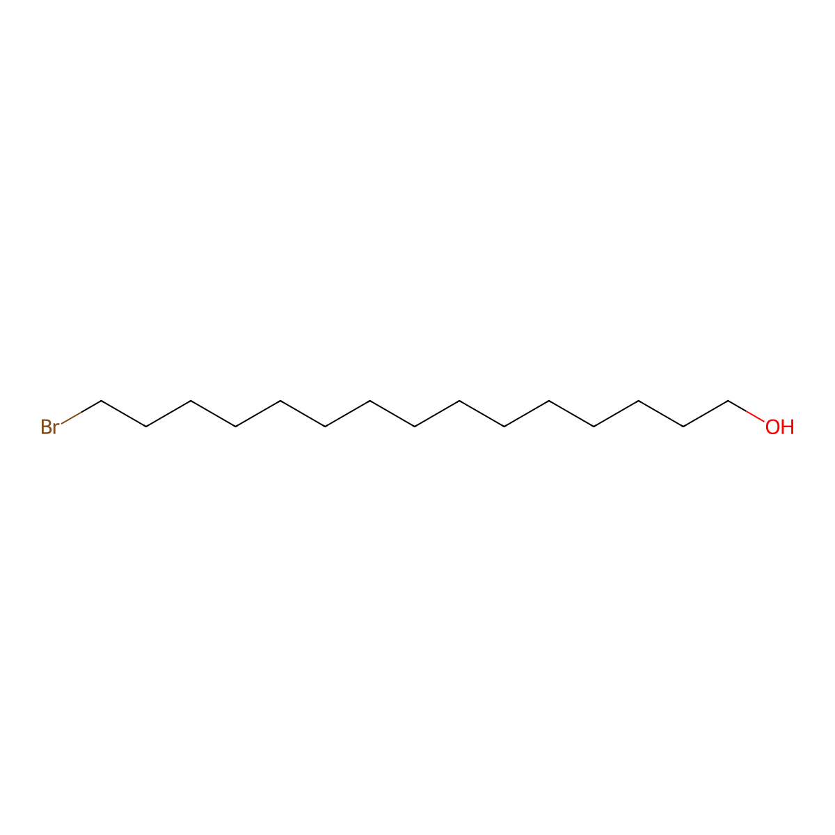 15-Bromopentadecan-1-ol molecular structure, CAS 59101-27-8