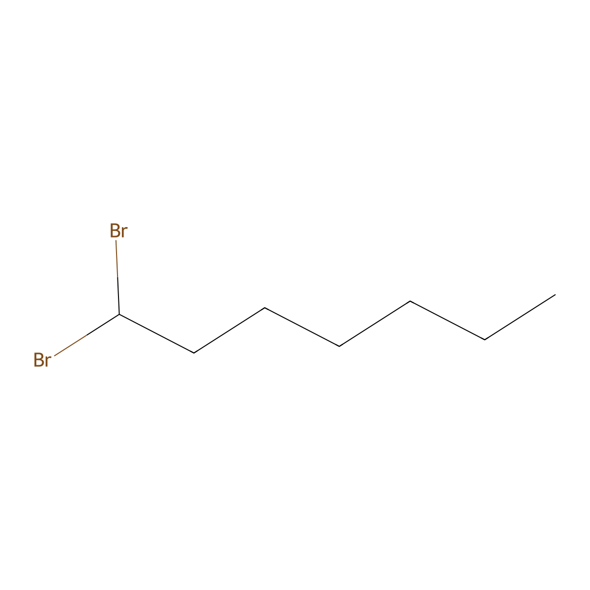 1,1-Dibromoheptane molecular structure, CAS 59104-79-9