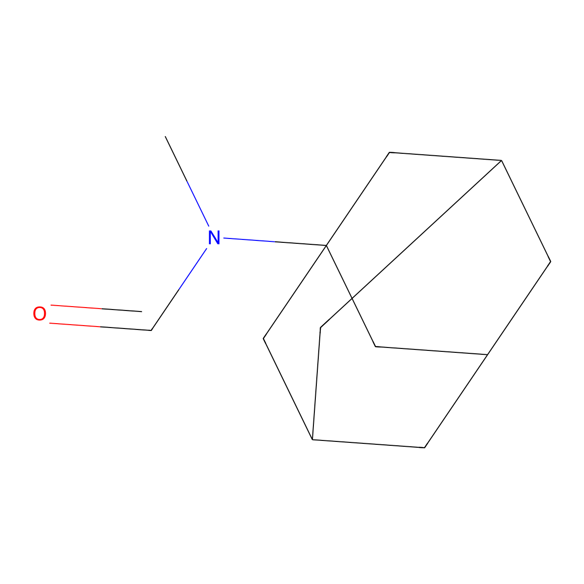 N-(1-adamantyl)-N-methylformamide molecular structure, CAS 59117-19-0