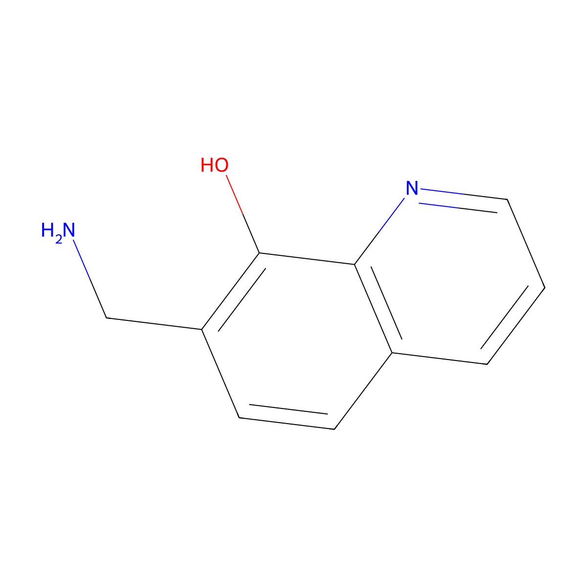 7-(Aminomethyl)quinolin-8-ol molecular structure, CAS 591207-61-3