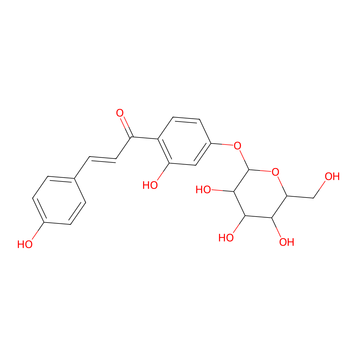 Neoisoliquiritin molecular structure, CAS 59122-93-9