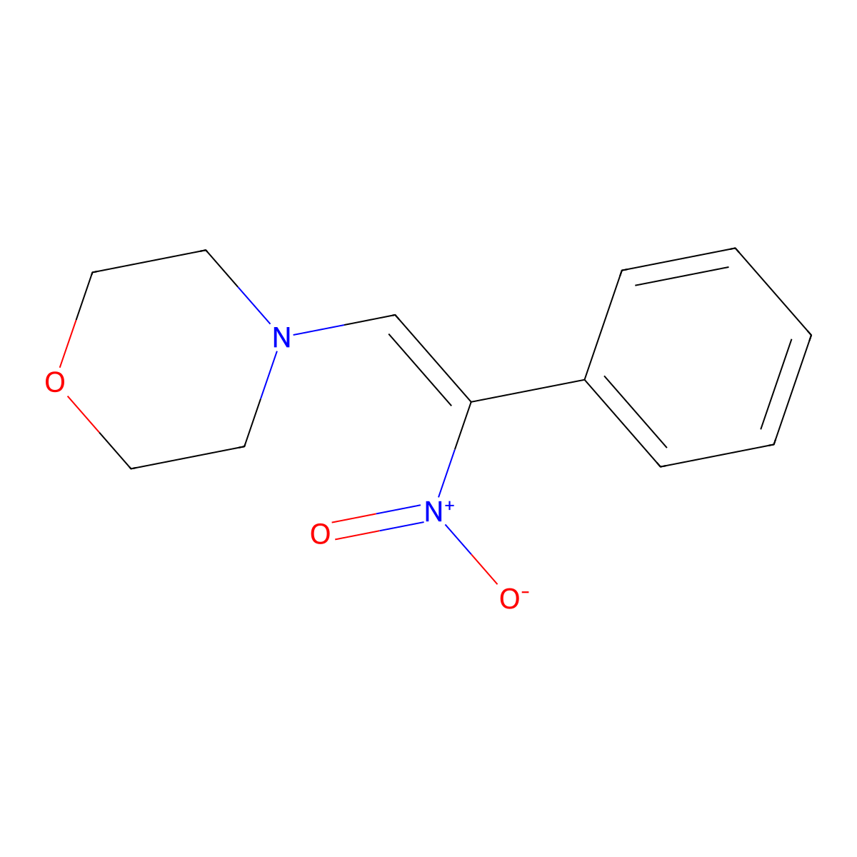 4-(2-Nitro-2-phenylethenyl)morpholine molecular structure, CAS 591251-70-6