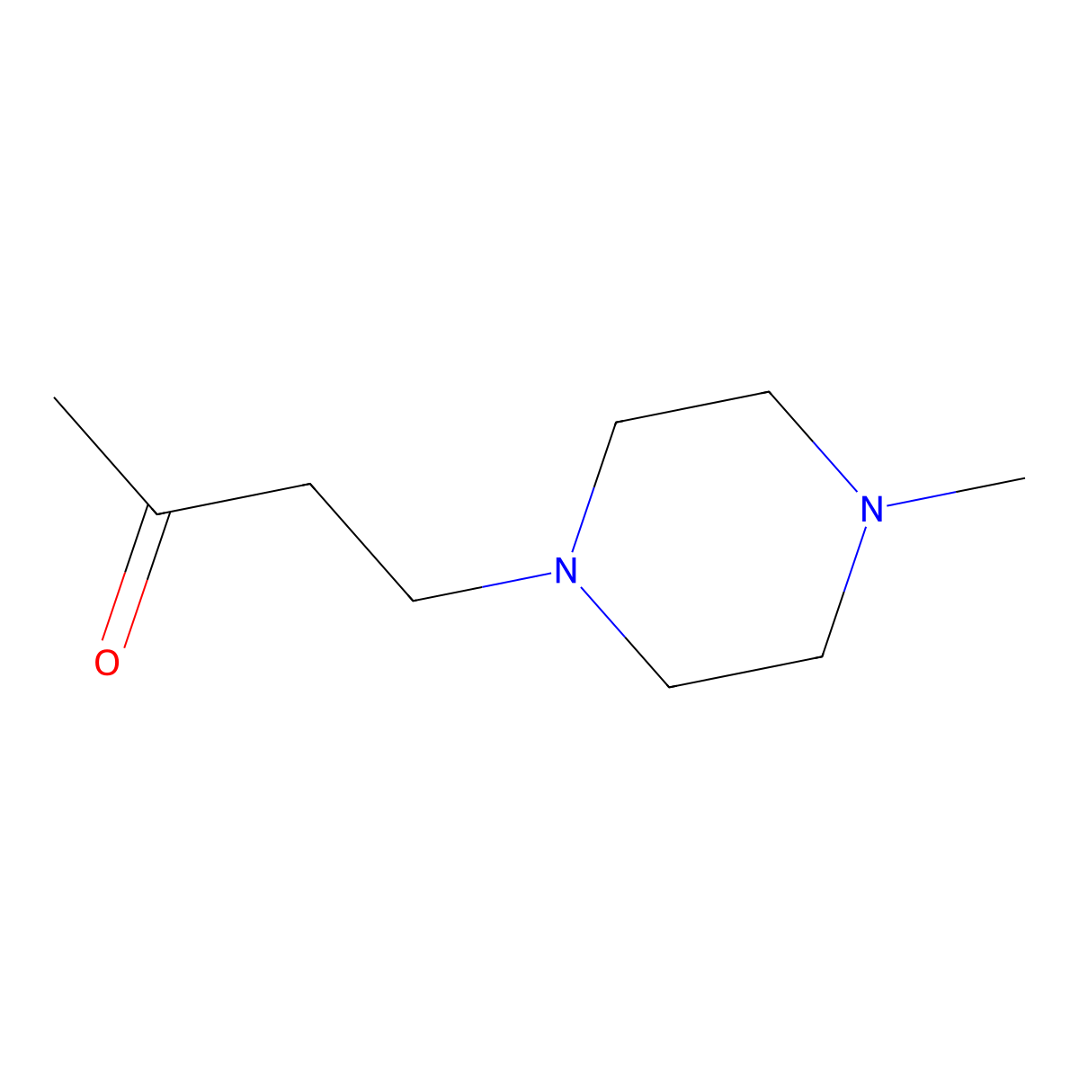 4-(4-Methylpiperazin-1-yl)butan-2-one molecular structure, CAS 59127-73-0