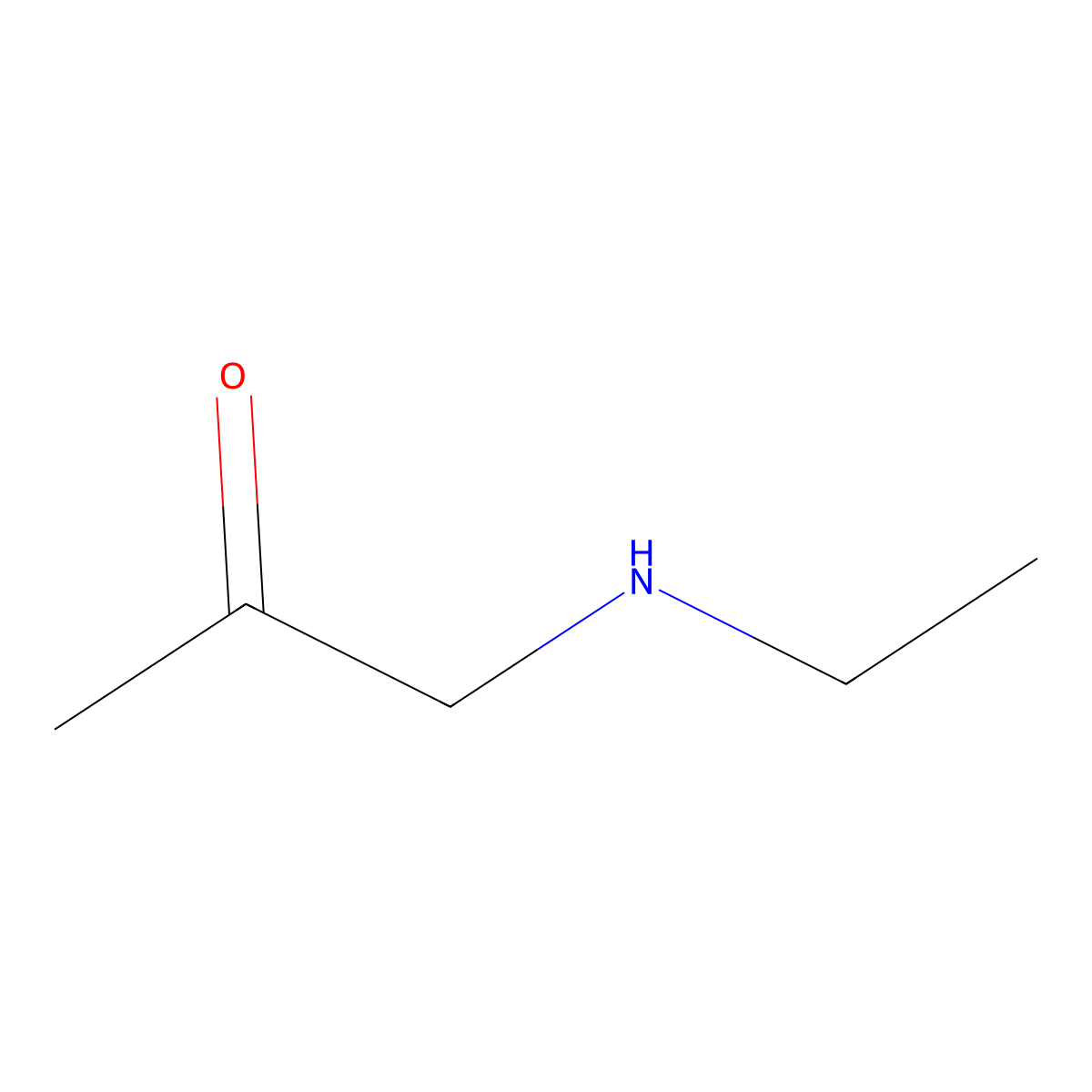1-(Ethylamino)propan-2-one molecular structure, CAS 59127-75-2