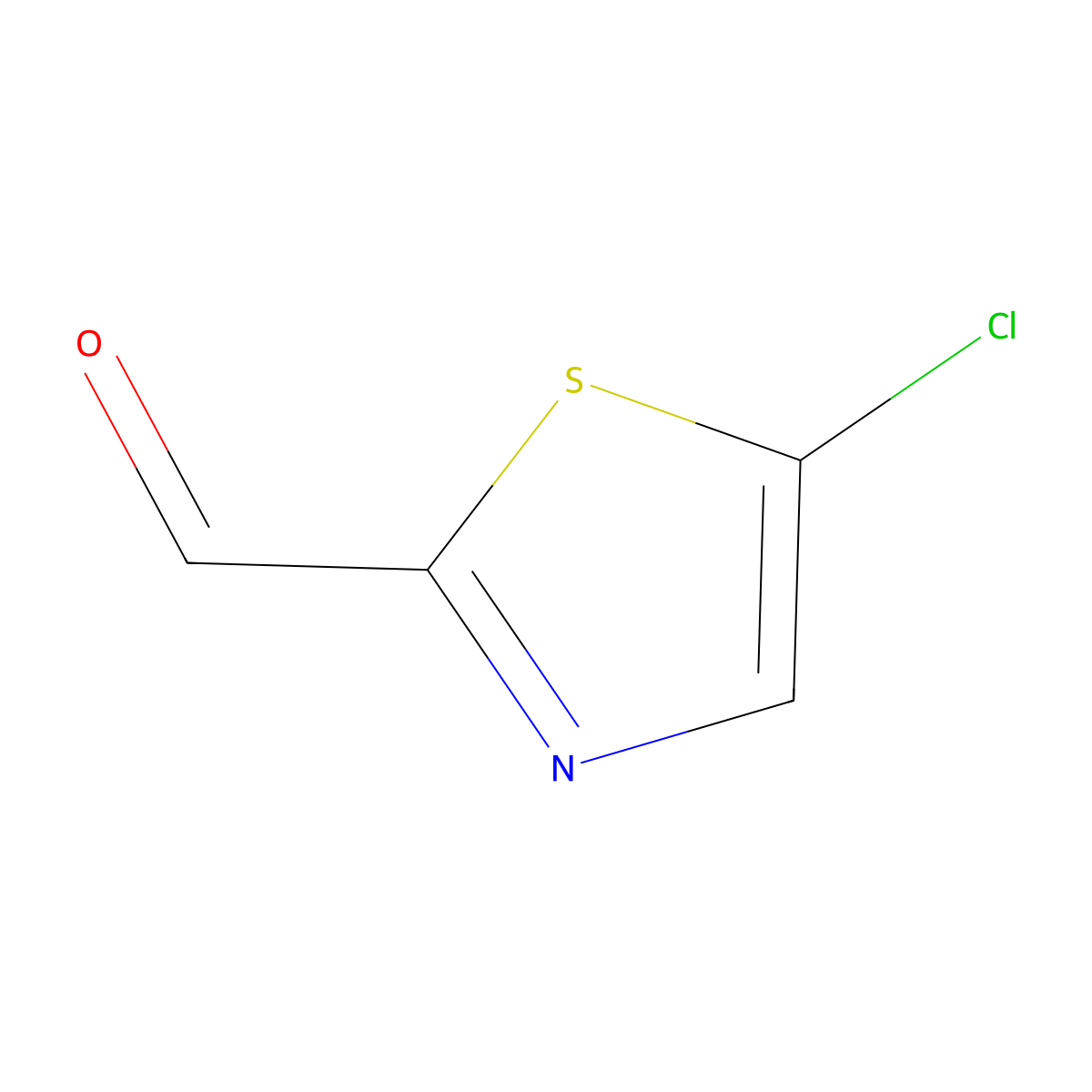 5-Chlorothiazole-2-carbaldehyde molecular structure, CAS 59129-52-1