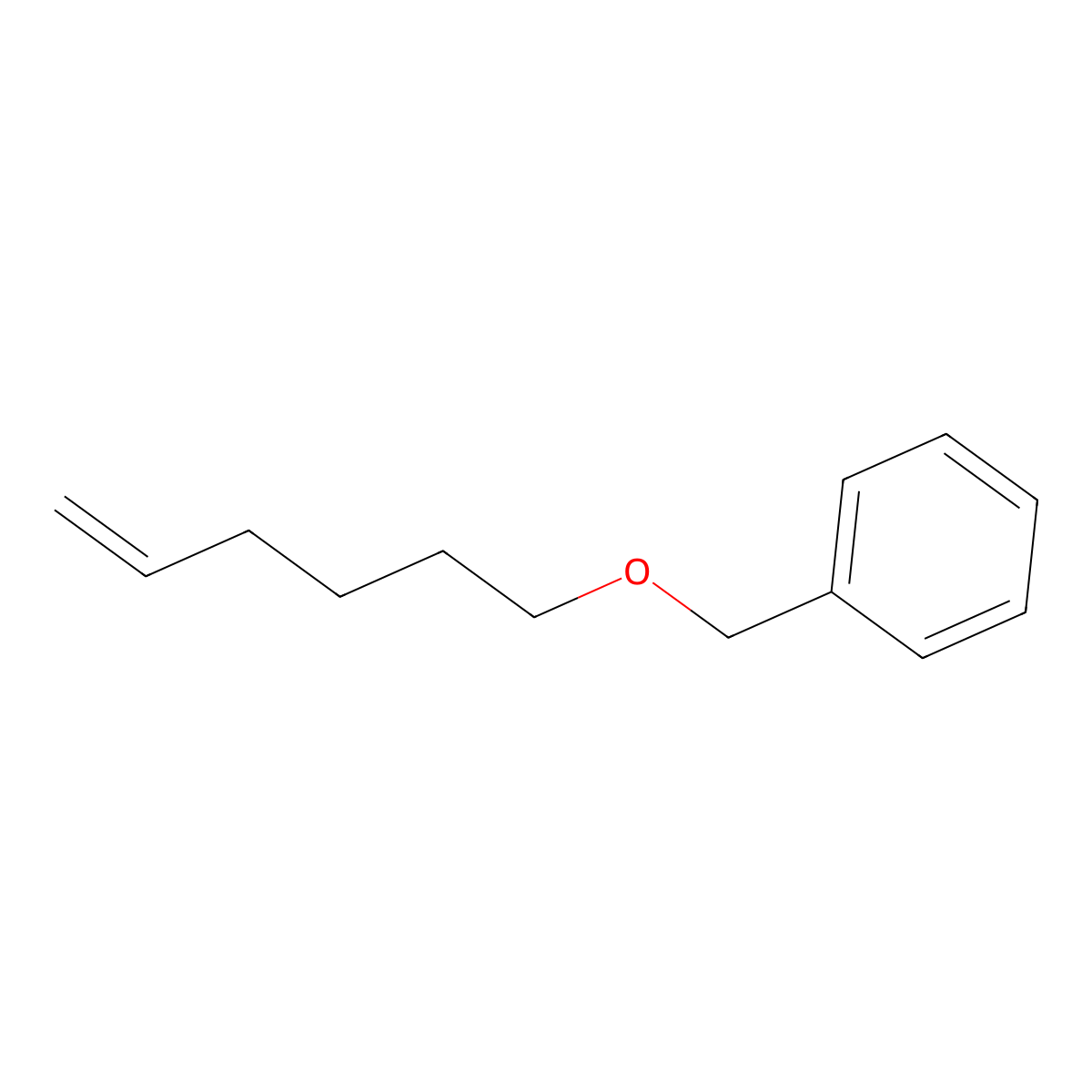 Benzene, [(5-hexenyloxy)methyl]- molecular structure, CAS 59137-50-7