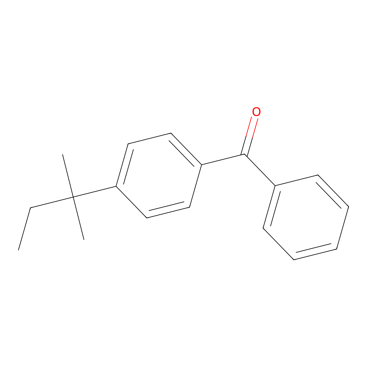 [4-(1,1-Dimethylpropyl)phenyl]phenylmethanone molecular structure, CAS 59137-72-3