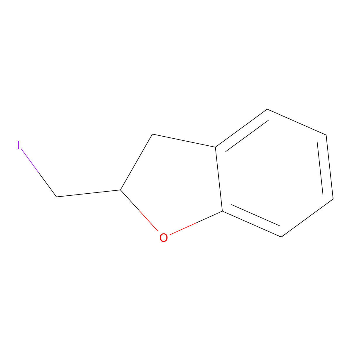 2-(Iodomethyl)-2,3-dihydro-1-benzofuran molecular structure, CAS 59152-49-7