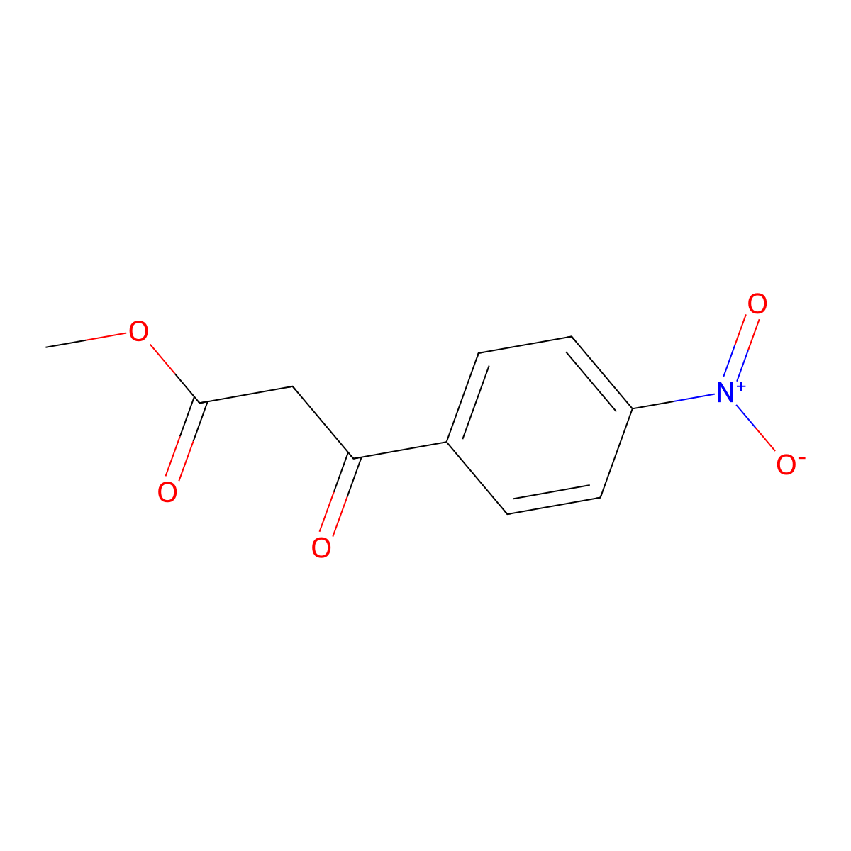 Methyl 3-(4-Nitrophenyl)-3-oxopropionate molecular structure, CAS 59156-55-7