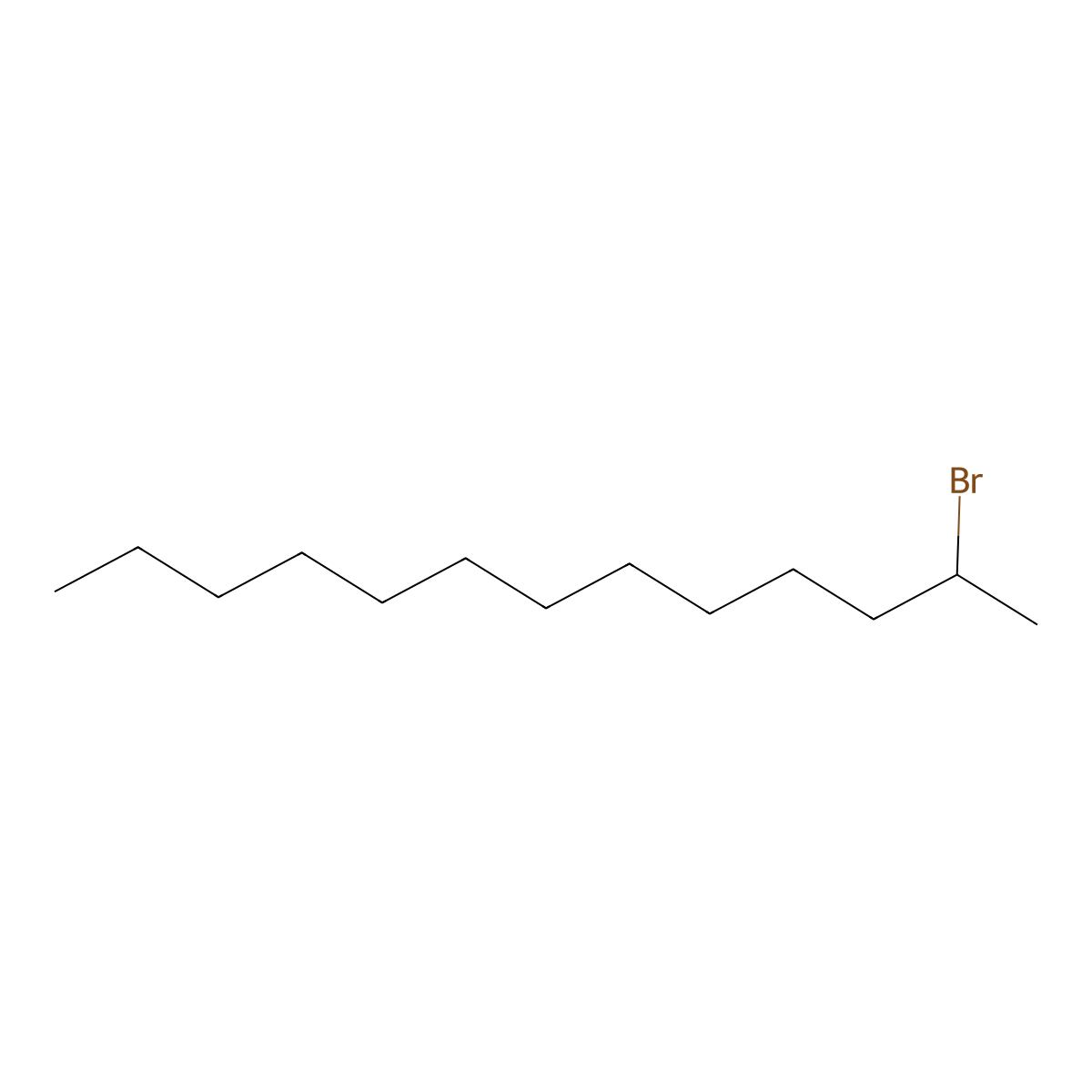 2-Bromotridecane molecular structure, CAS 59157-17-4