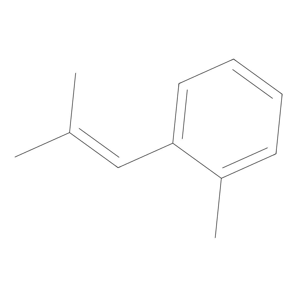 1-Methyl-2-(2-methylprop-1-enyl)benzene molecular structure, CAS 5916-21-2