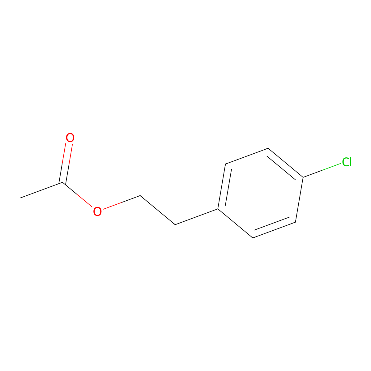 2-(4-Chlorophenyl)ethyl acetate molecular structure, CAS 59163-72-3