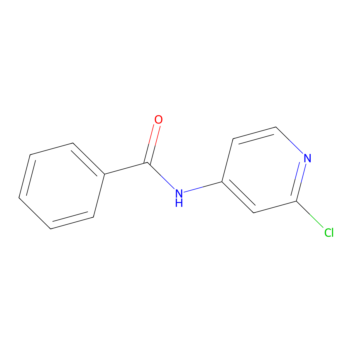 N-(2-Chloro-4-pyridinyl)benzamide molecular structure, CAS 591754-12-0