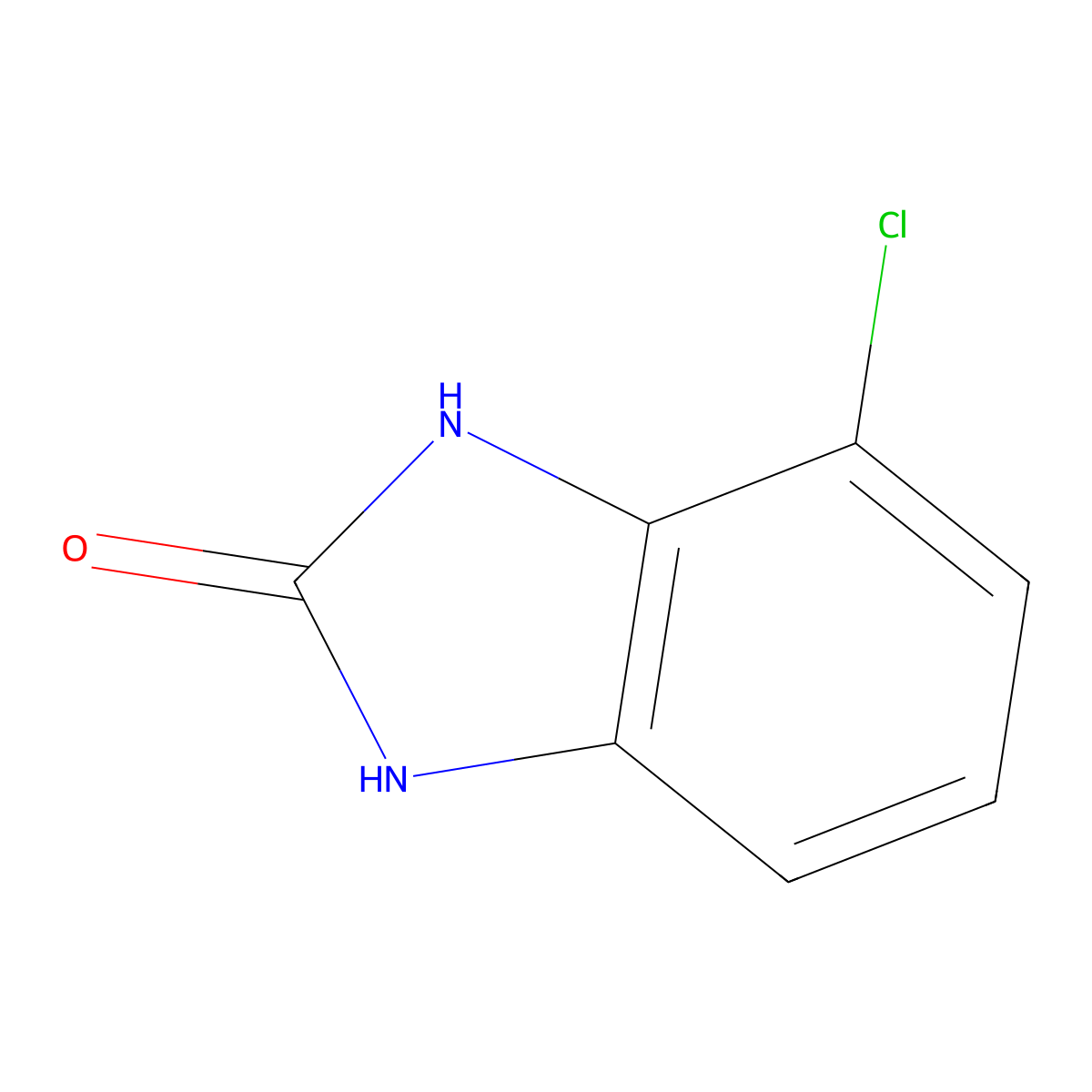 4-chloro-1H-1,3-benzodiazol-2-ol molecular structure, CAS 5918-97-8