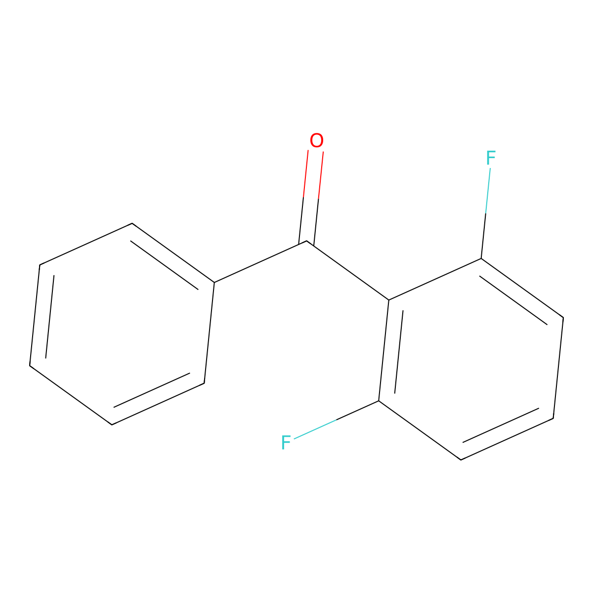 2,6-Difluorobenzophenone molecular structure, CAS 59189-51-4